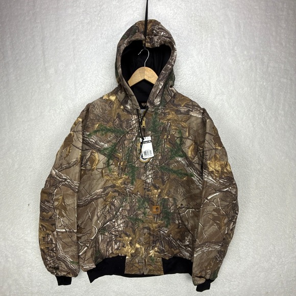 Carhartt Hunting Jacket Thermal Lined Mens XLT J220 977 RealTree Camo NWT NOS